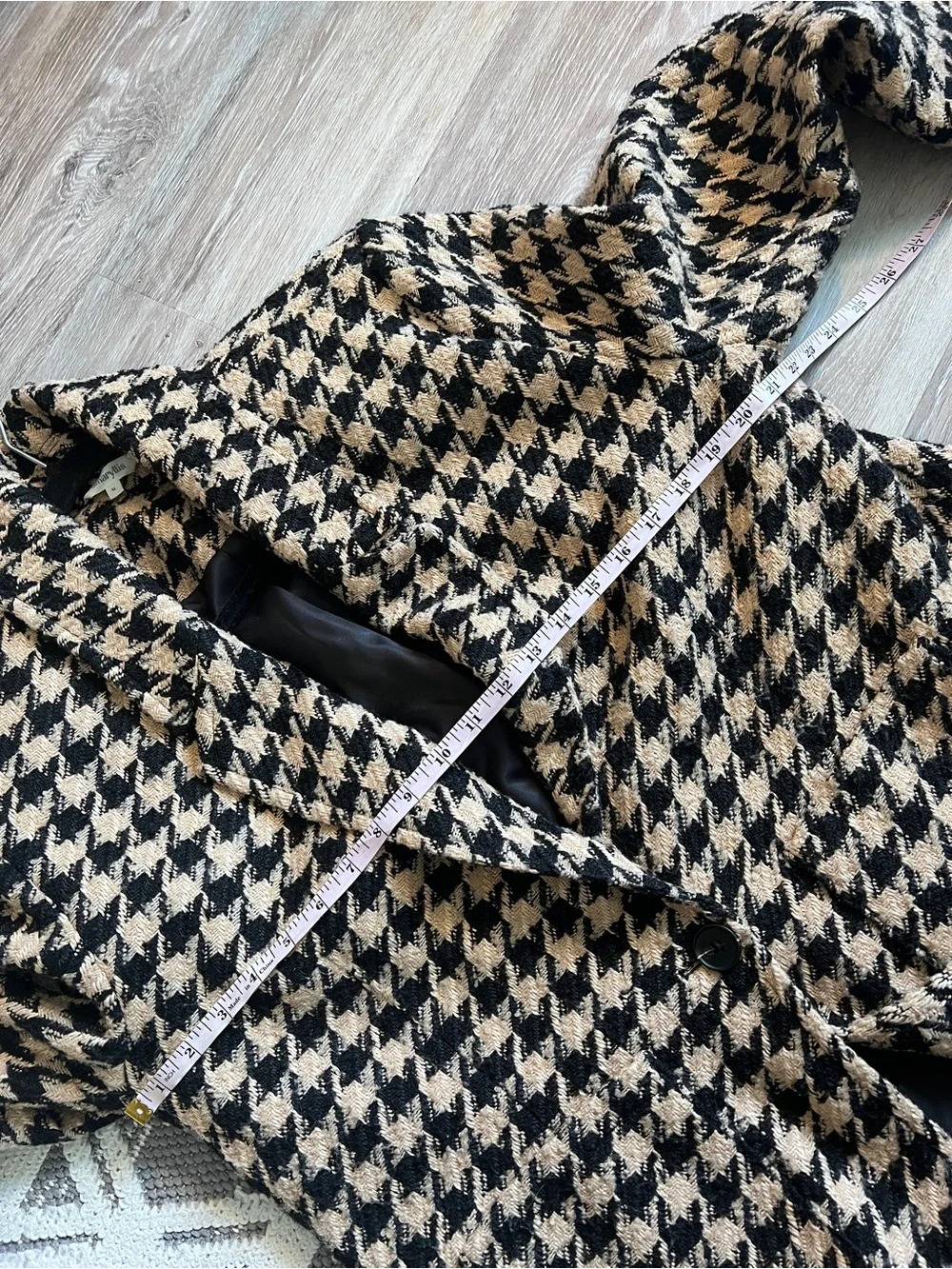 Amaryllis houndstooth blazer